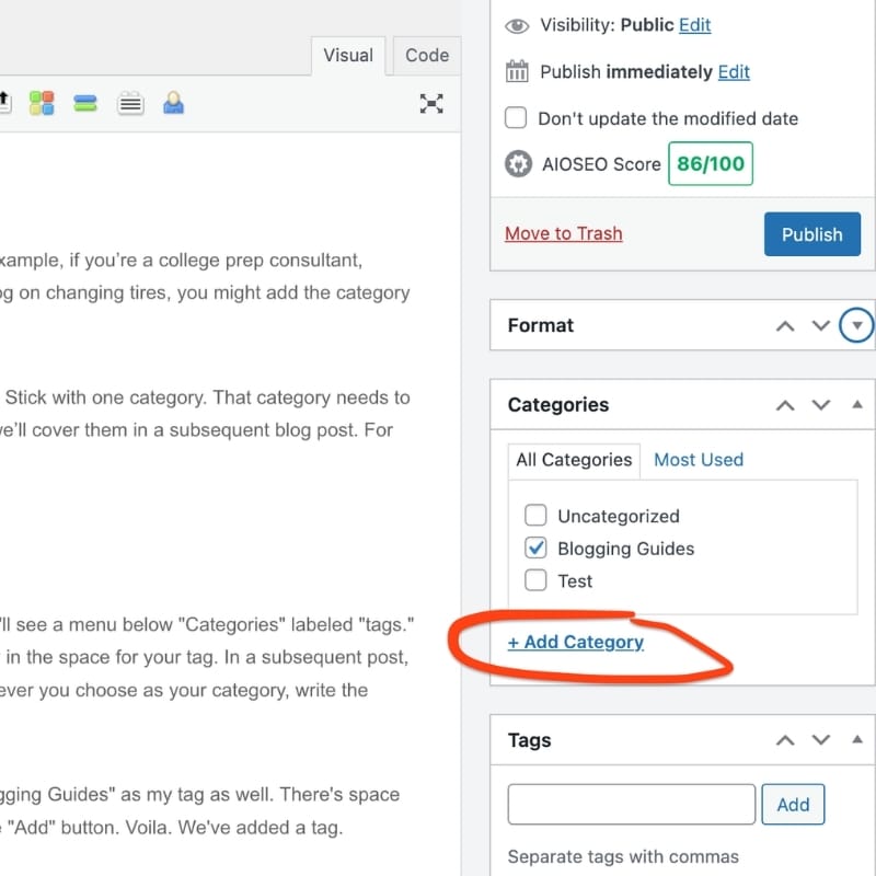 WordPress editor dropdown menu showing formatting options for Paragraph and Headings one through six.